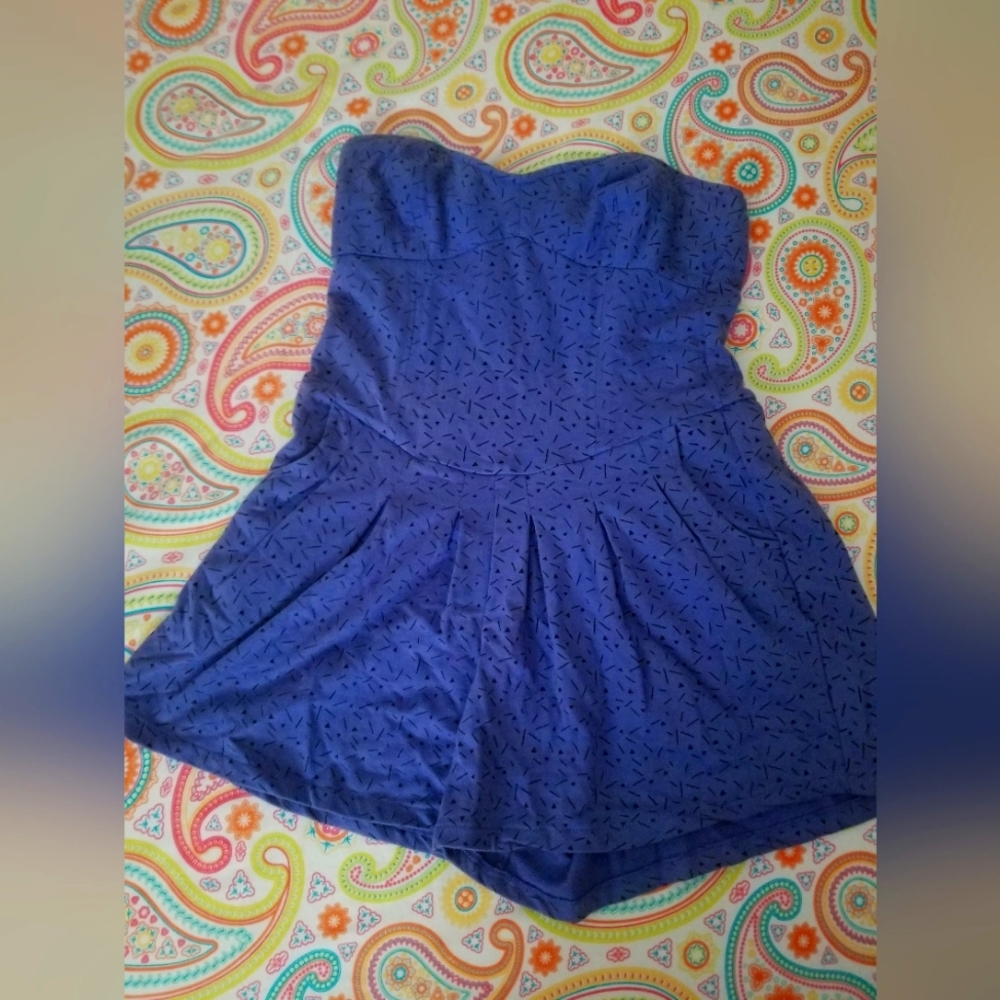 O'Neil purple romper with pockets